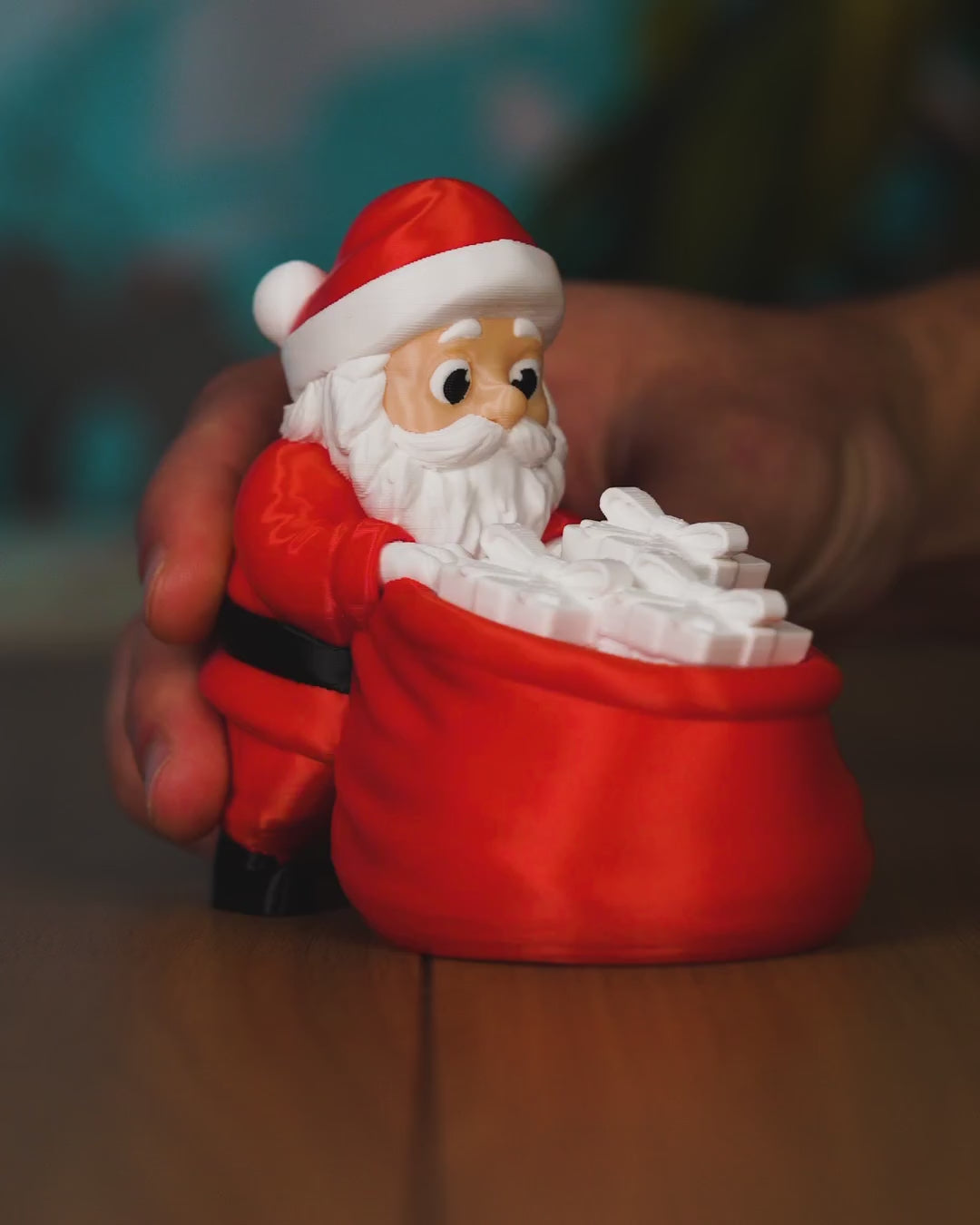 Glowing Gift Bag Table Lamp — video