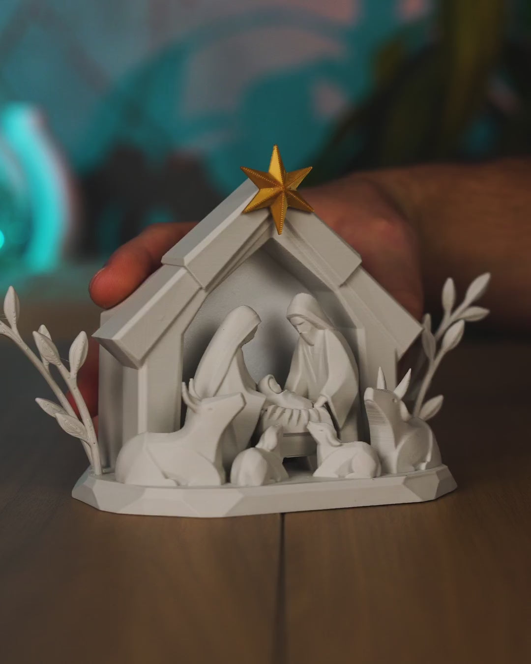 Nativity Scene Table Lamp — video
