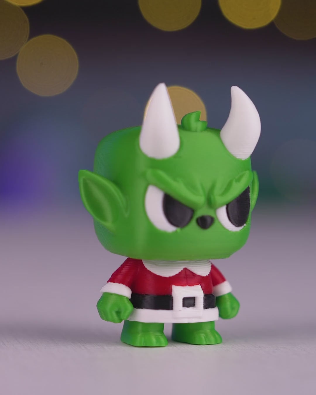 Granty — 3D-printed Christmas keyring, turntable video