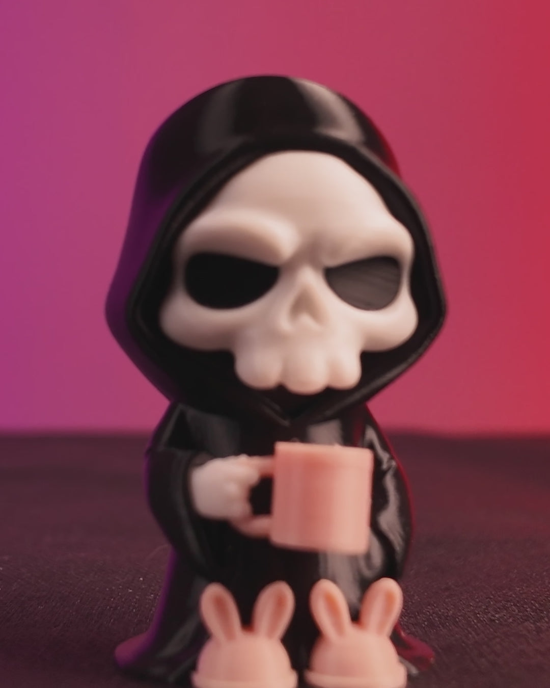 Coffin Break chill reaper — 3D-printed Halloween figure in motion