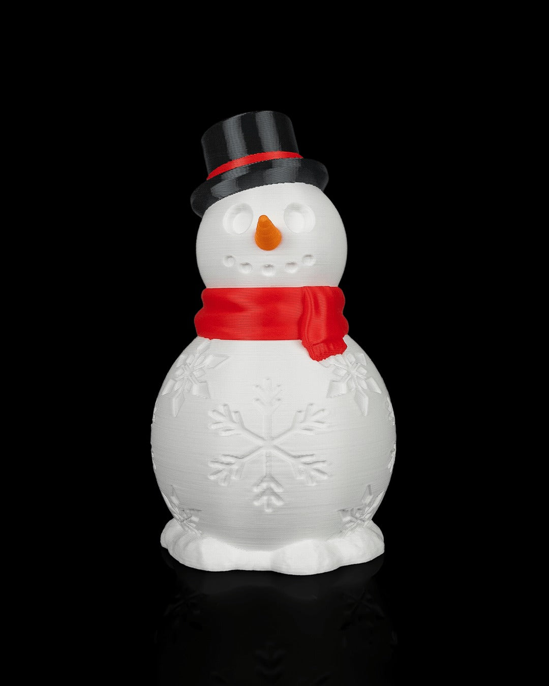 Snowman Shine Table Lamp — unlit, as pictured colors