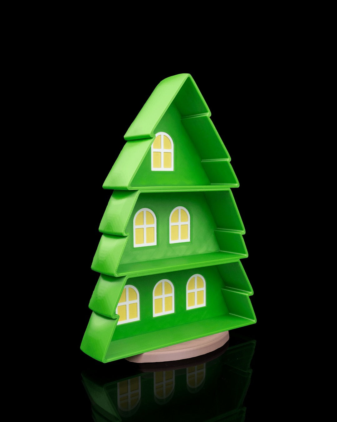 The Anty Tree Display 3D-printed Christmas Anty display — three-quarter view