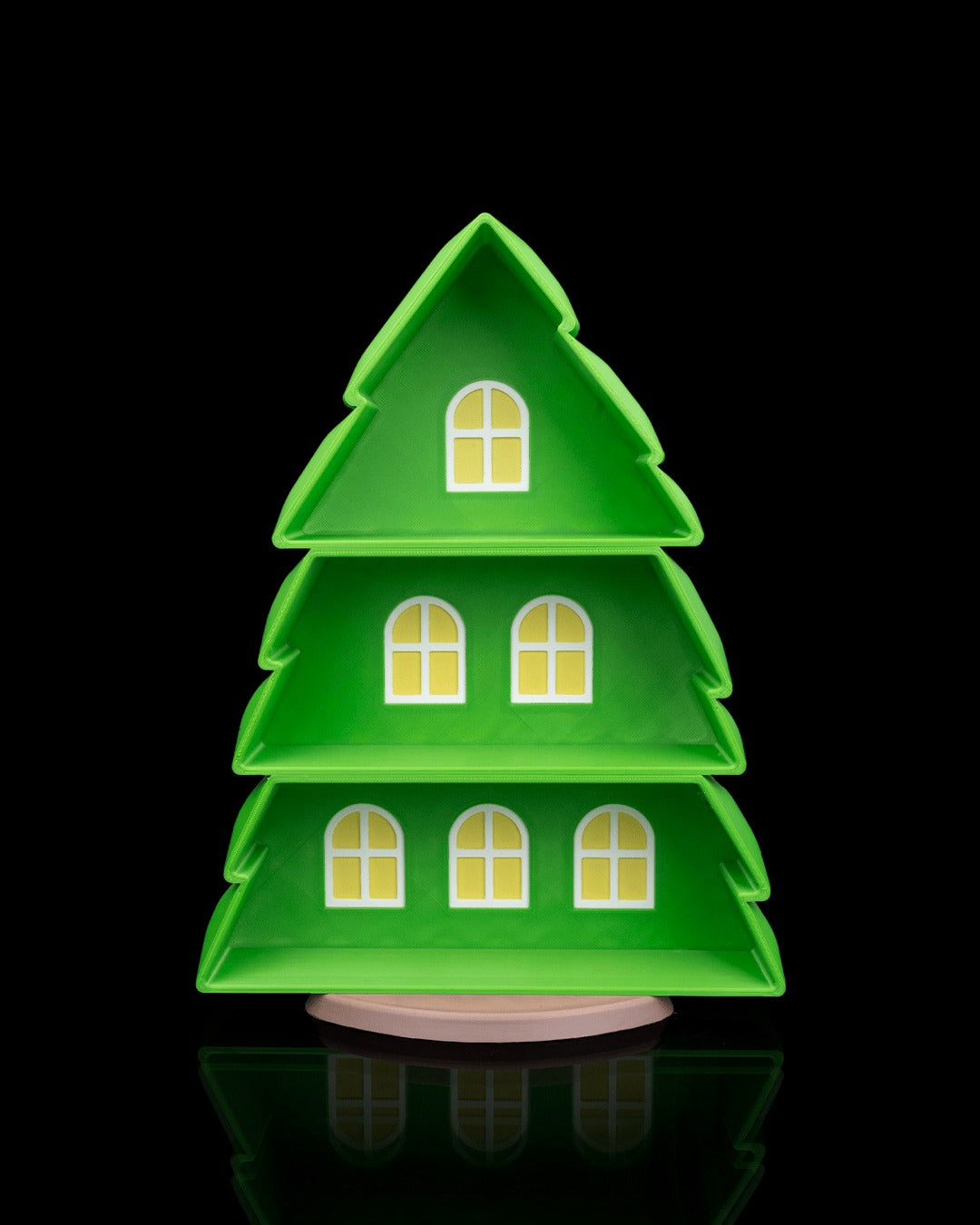The Anty Tree Display 3D-printed Christmas Anty display — angled front view