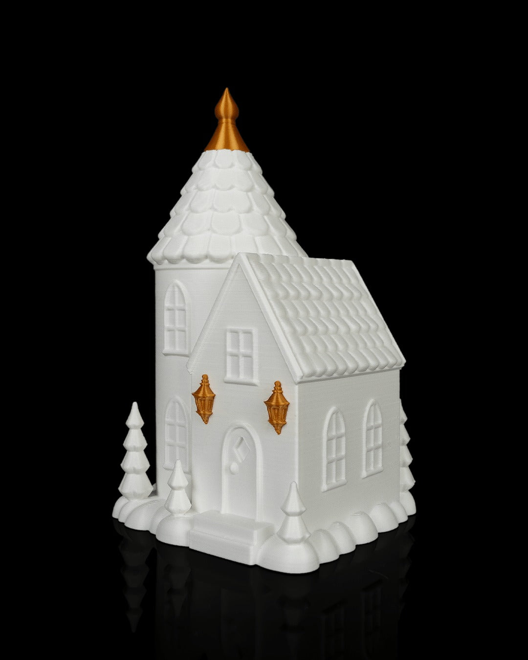 Village Lights Table Lamp — Tower House unlit